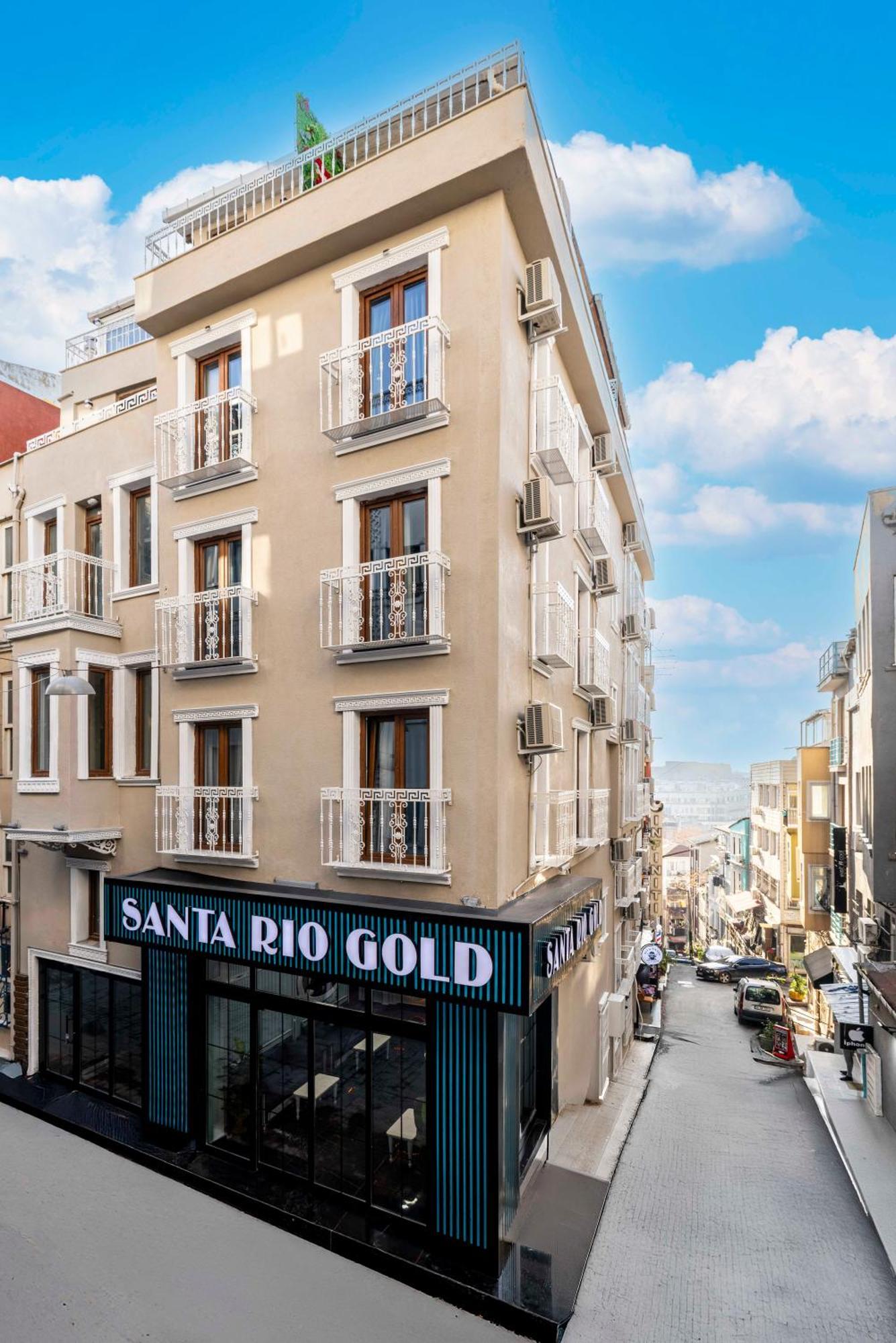 Santa Rio Gold Taxim Hotel Istanbul Exteriör bild