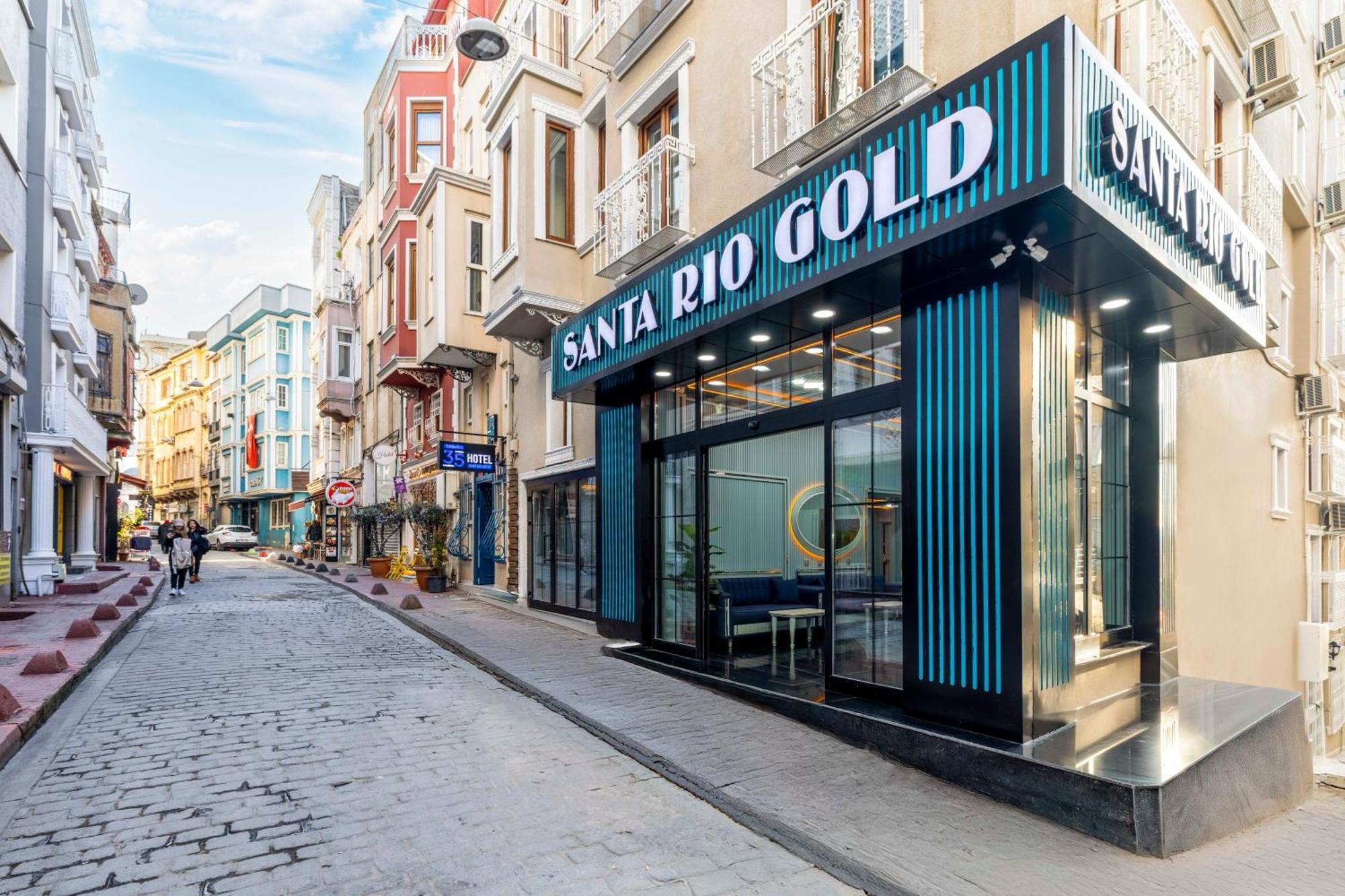 Santa Rio Gold Taxim Hotel Istanbul Exteriör bild